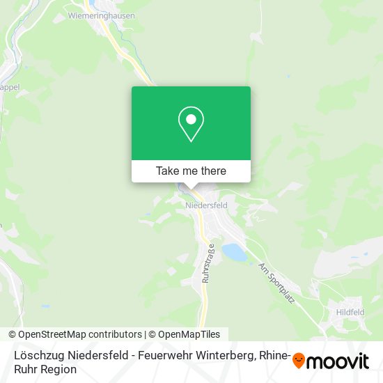 Löschzug Niedersfeld - Feuerwehr Winterberg map