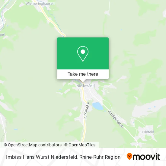 Карта Imbiss Hans Wurst Niedersfeld