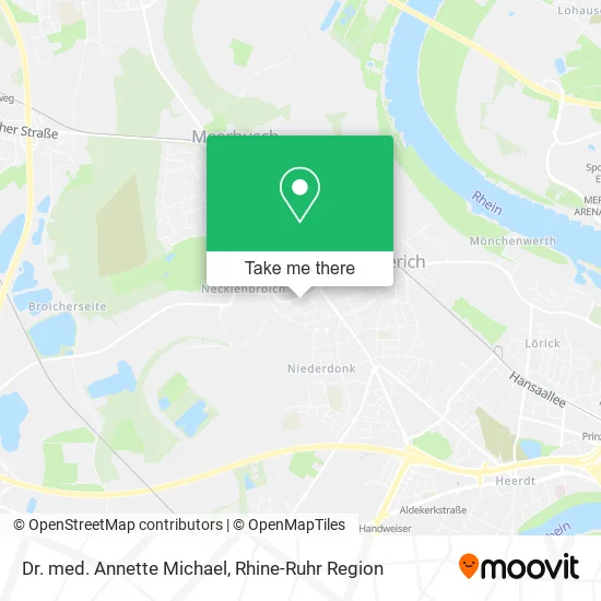 Карта Dr. med. Annette Michael