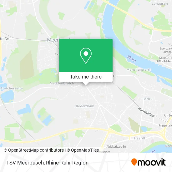 Карта TSV Meerbusch