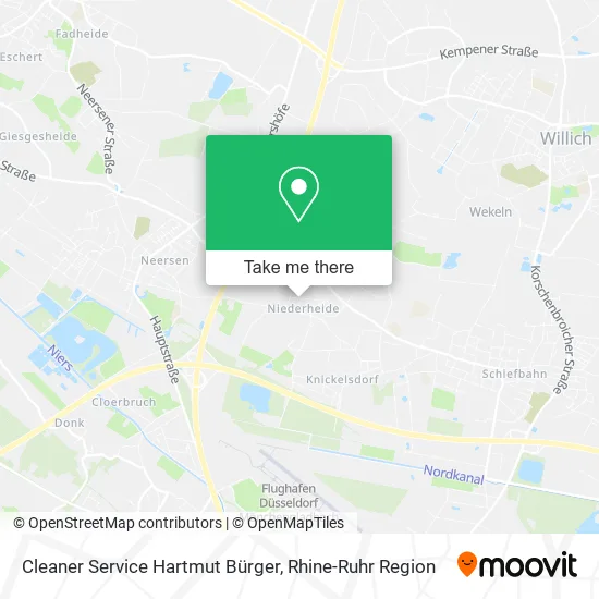 Карта Cleaner Service Hartmut Bürger