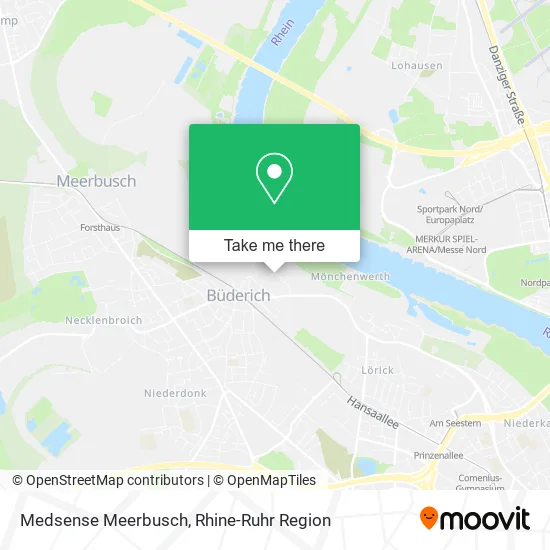 Карта Medsense Meerbusch