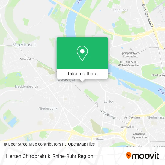 Herten Chiropraktik map