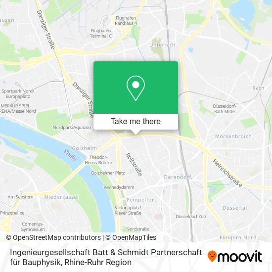 Карта Ingenieurgesellschaft Batt & Schmidt Partnerschaft für Bauphysik