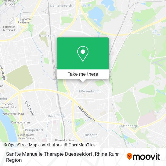 Sanfte Manuelle Therapie Duesseldorf map