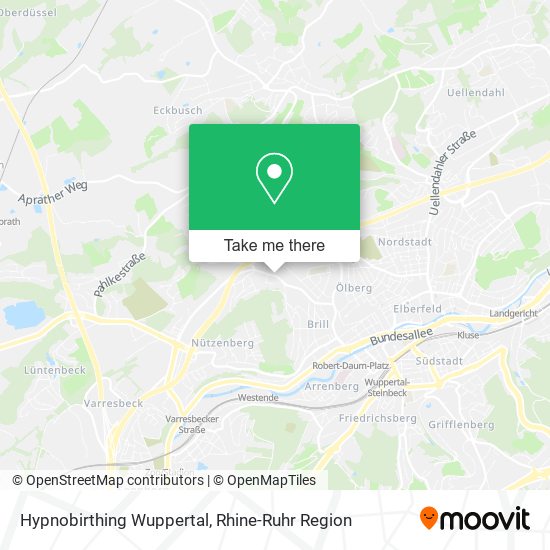 Карта Hypnobirthing Wuppertal