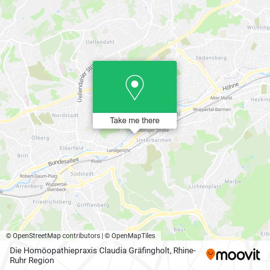 Карта Die Homöopathiepraxis Claudia Gräfingholt