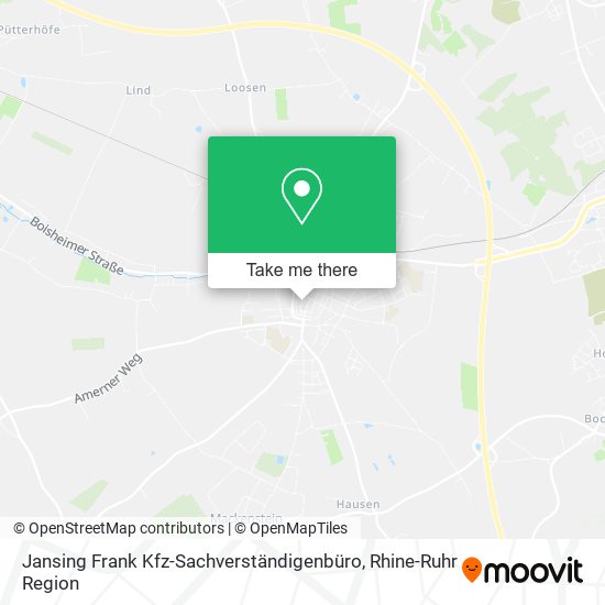 Jansing Frank Kfz-Sachverständigenbüro map