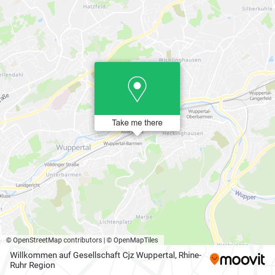 Willkommen auf Gesellschaft Cjz Wuppertal map