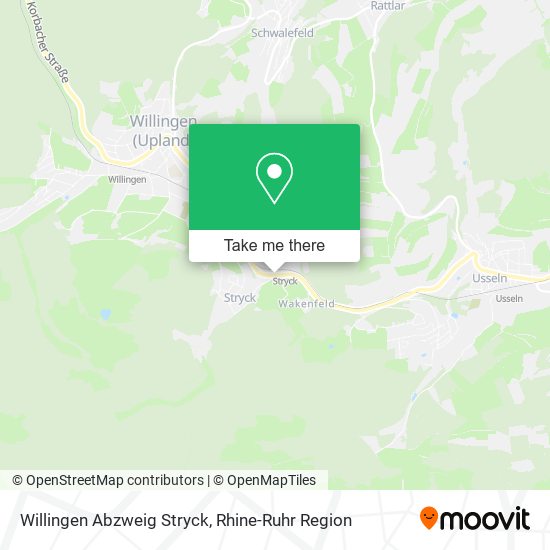 Карта Willingen Abzweig Stryck