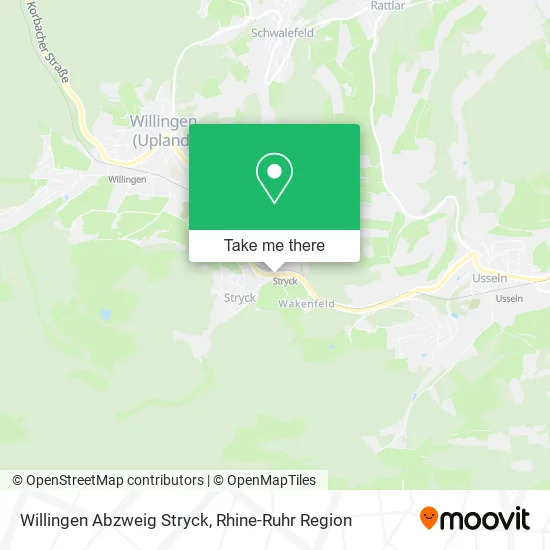 Карта Willingen Abzweig Stryck