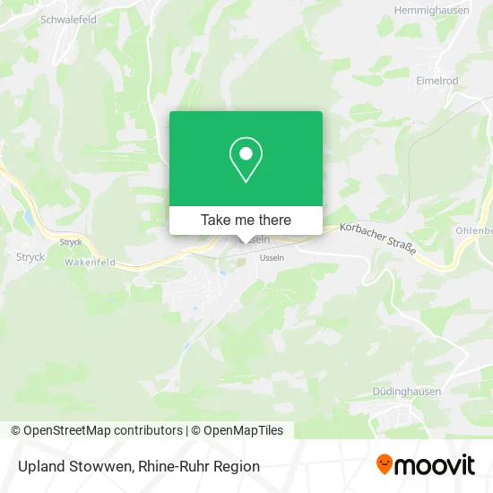 Карта Upland Stowwen