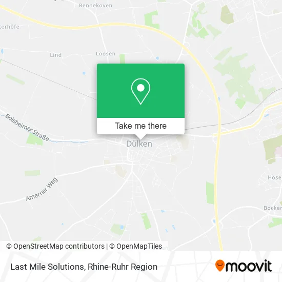 Карта Last Mile Solutions