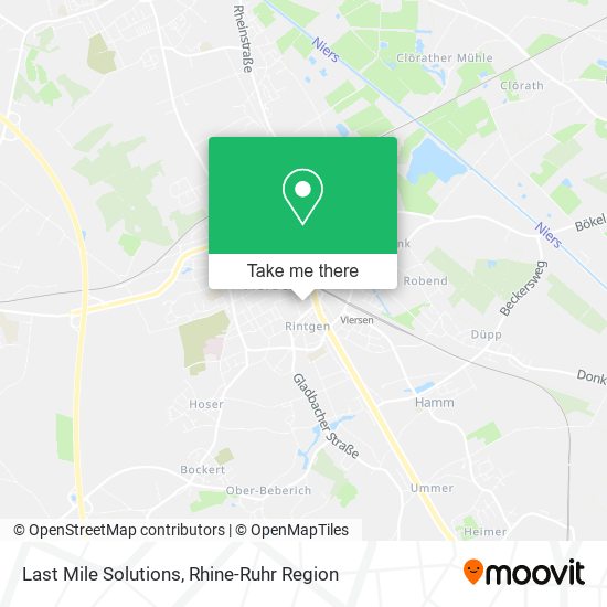 Last Mile Solutions map