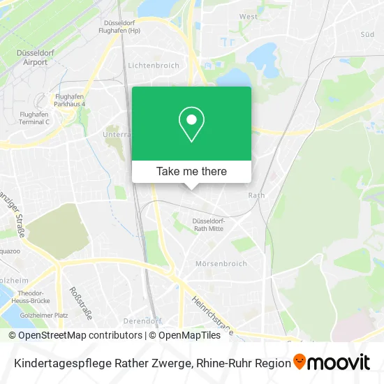 Карта Kindertagespflege Rather Zwerge