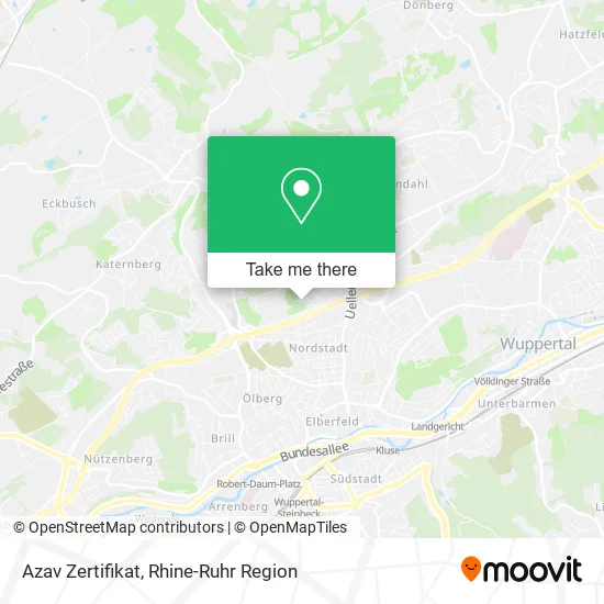 Карта Azav Zertifikat