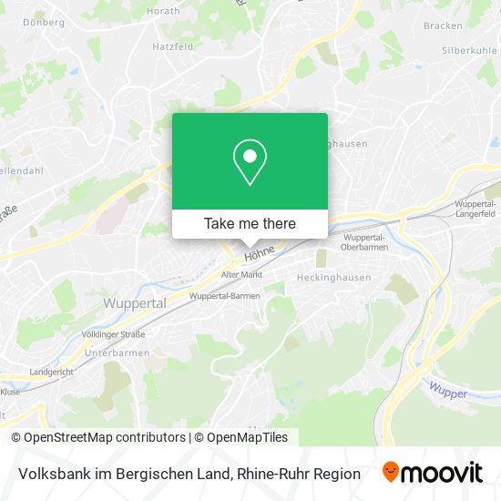 Volksbank im Bergischen Land map