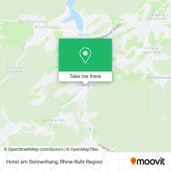 Карта Hotel am Sonnenhang