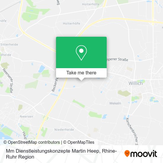 Mm Dienstleistungskonzepte Martin Heep map
