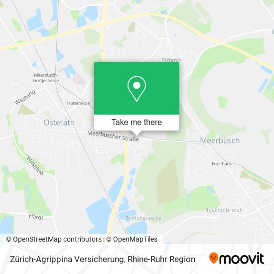 Zürich-Agrippina Versicherung map