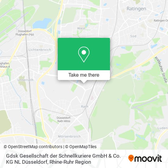 Gdsk Gesellschaft der Schnellkuriere GmbH & Co. KG NL Düsseldorf map