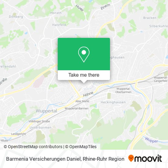 Barmenia Versicherungen Daniel map