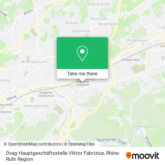Dvag Hauptgeschäftsstelle Viktor Fabrizius map