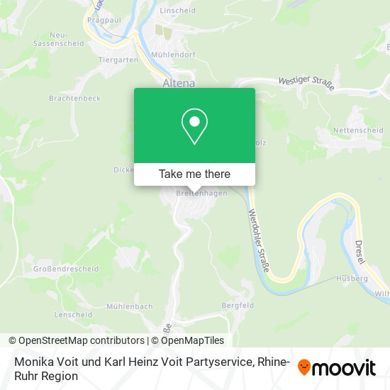 Карта Monika Voit und Karl Heinz Voit Partyservice