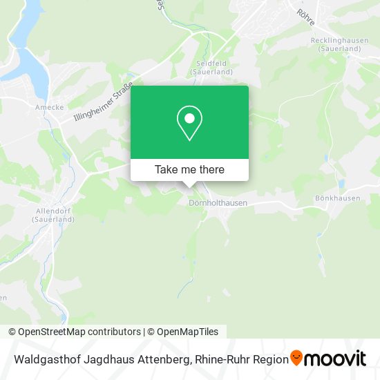 Waldgasthof Jagdhaus Attenberg map