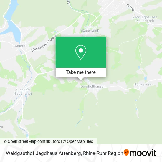 Карта Waldgasthof Jagdhaus Attenberg