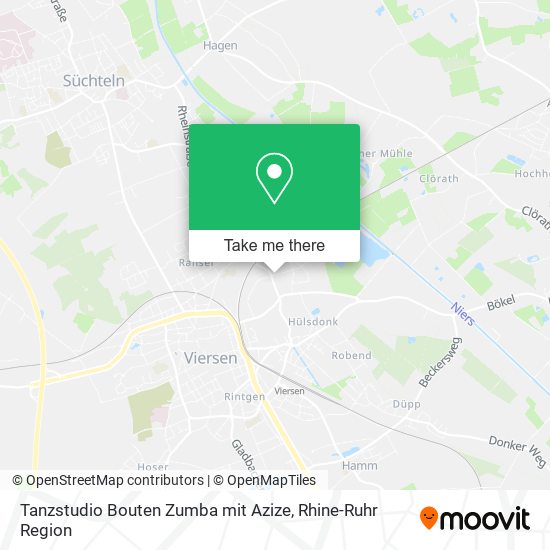 Tanzstudio Bouten Zumba mit Azize map