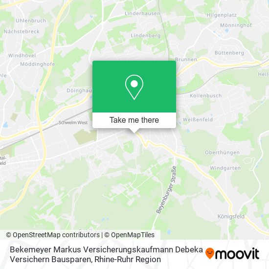 Bekemeyer Markus Versicherungskaufmann Debeka Versichern Bausparen map