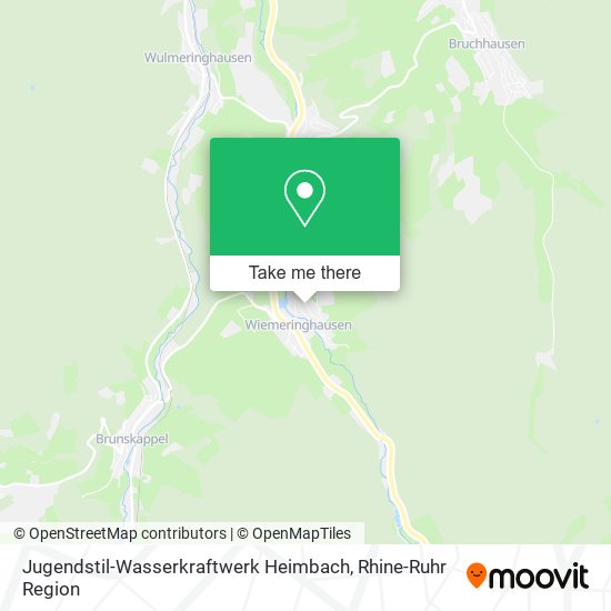 Jugendstil-Wasserkraftwerk Heimbach map