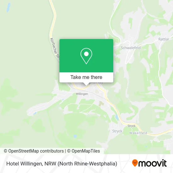 Hotel Willingen map