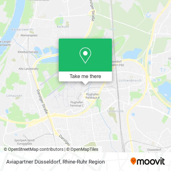 Aviapartner Düsseldorf map