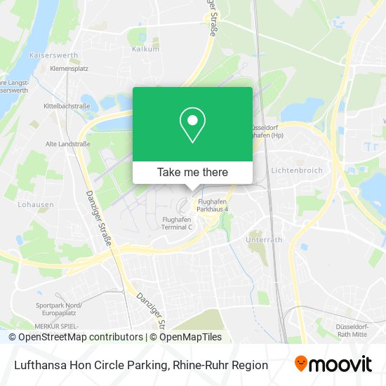 Lufthansa Hon Circle Parking map