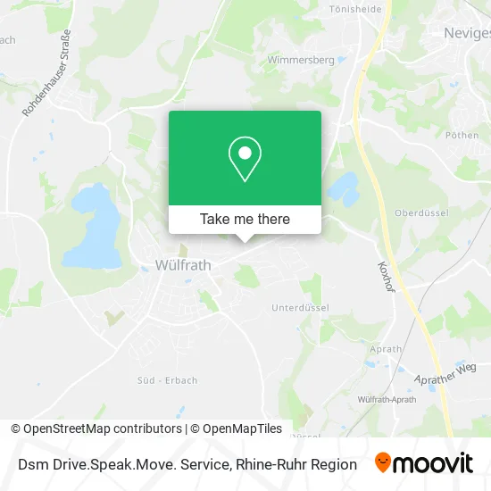 Карта Dsm Drive.Speak.Move. Service