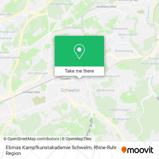 Ebmas Kampfkunstakademie Schwelm map