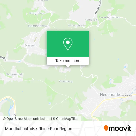 Карта Mondhahnstraße