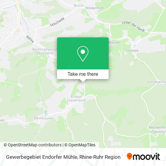 Gewerbegebiet Endorfer Mühle map