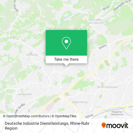 Deutsche Industrie Dienstleistungs map