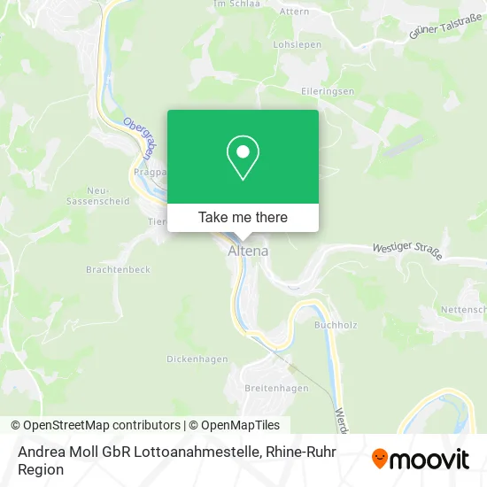 Карта Andrea Moll GbR Lottoanahmestelle