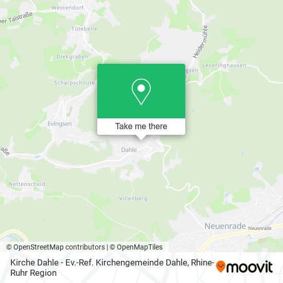 Kirche Dahle - Ev.-Ref. Kirchengemeinde Dahle map