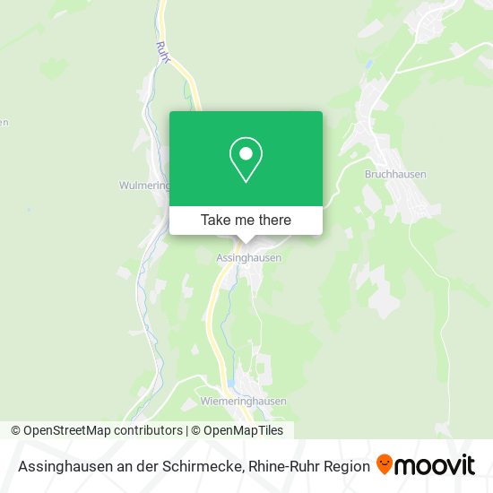 Assinghausen an der Schirmecke map