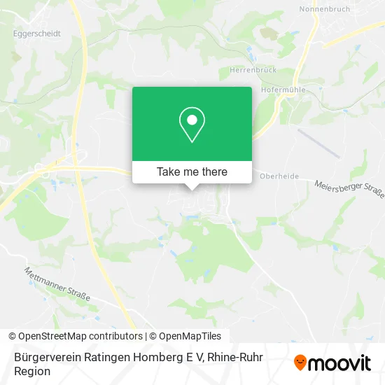 Карта Bürgerverein Ratingen Homberg E V