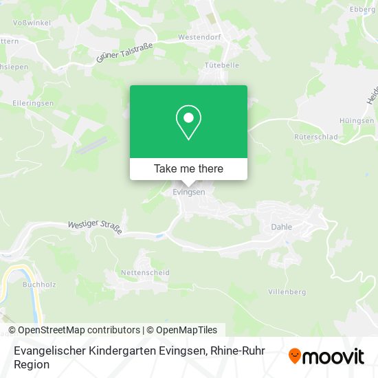 Evangelischer Kindergarten Evingsen map