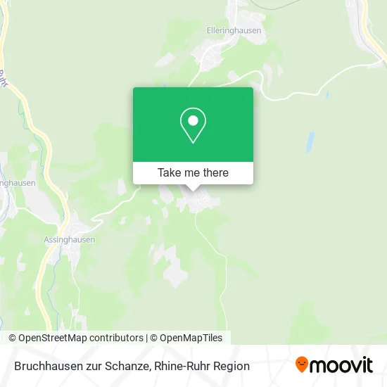 Карта Bruchhausen zur Schanze