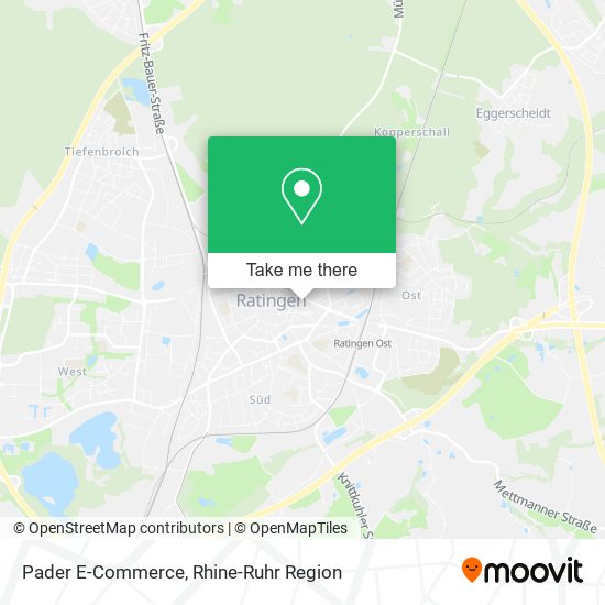 Pader E-Commerce map