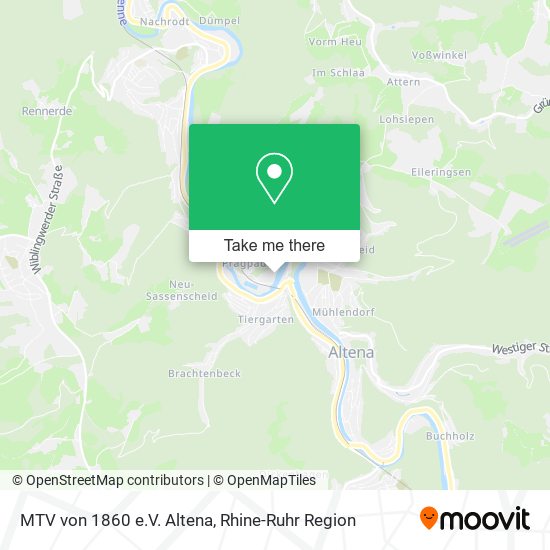 MTV von 1860 e.V. Altena map