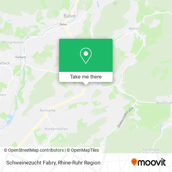 Карта Schweinezucht Fabry